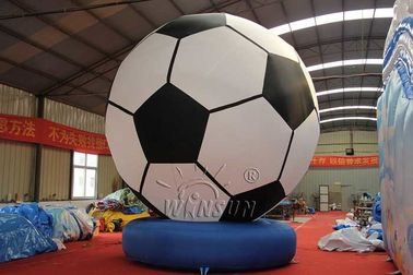 الصين المواد البلاستيكية نفخ نموذج / كرة القدم الهدف شعار مخصص خدمة مقبولة مصنع