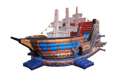 الصين القراصنة السفينة نمط نفخ الشريحة الجافة في 10x6x3m / حجم مخصص مصنع