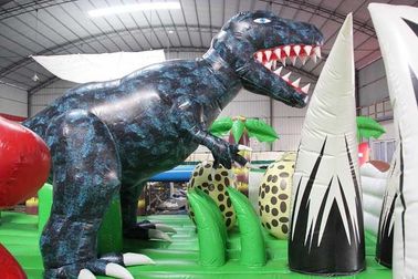 الصين ديناصور تحت عنوان نفخ مدينة المرح ، التجاري للأطفال نفخ البلوز مصنع
