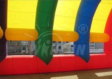 الصين خيمة الحدث نفخ الملونة 15x9x6.5m غير سامة المواد البلاستيكية المصنوعة مصنع