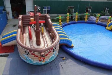 الصين القراصنة السفينة التجاري نفخ الحديقة المائية 0.9mm وبولي كلوريد الفينيل القماش المشمع مصنع