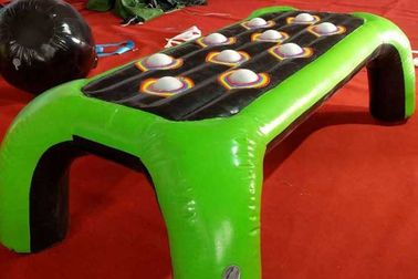 الصين ألعاب رياضية تفاعلية قابلة للنفخ مخصصة اللون 0.55mm PVC القماش المشمع المواد مصنع