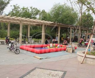 الصين نفخ بركة سباحة عملاقة ، تخصيص حجم الاطفال تفجير بركة مصنع